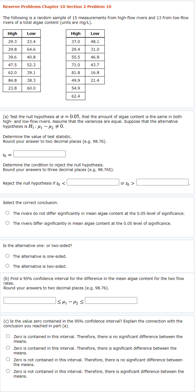 Solved Reserve Problems Chapter 10 Section 2 Problem 10 The | Chegg.com