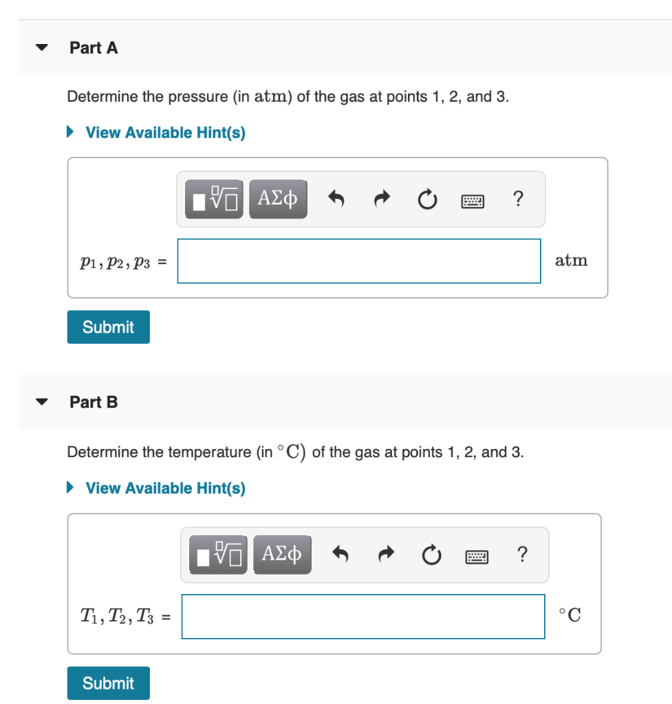 Solved The figure(Figure 1) shows a thermodynamic process | Chegg.com