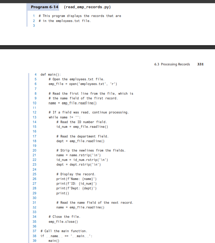 Solved Python Part 1: Write The Program (use The Book | Chegg.com