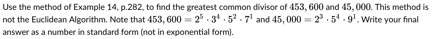 Solved Use the method of Example 14, p.282, to find the | Chegg.com