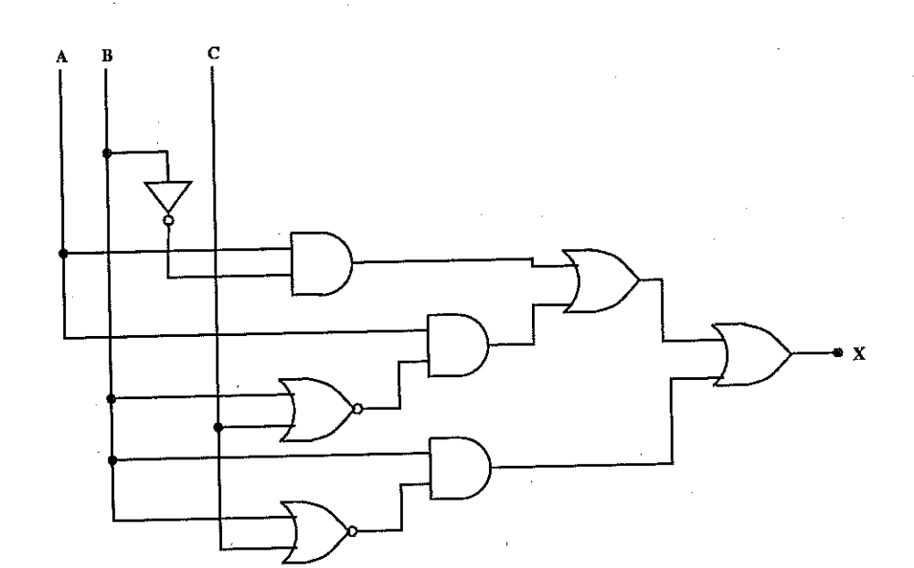 Solved 1.Create an expression for this circuit and simplify | Chegg.com