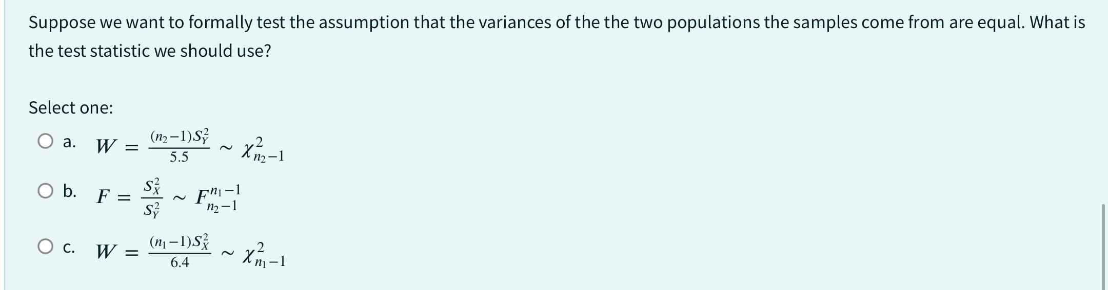 Solved Suppose We Observe Two Independent Random Samples | Chegg.com