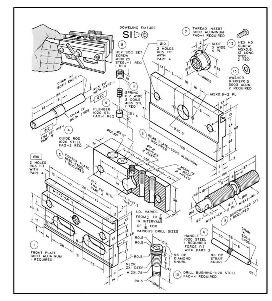 Solved Consider the assembly shown . . . Draw an assembly