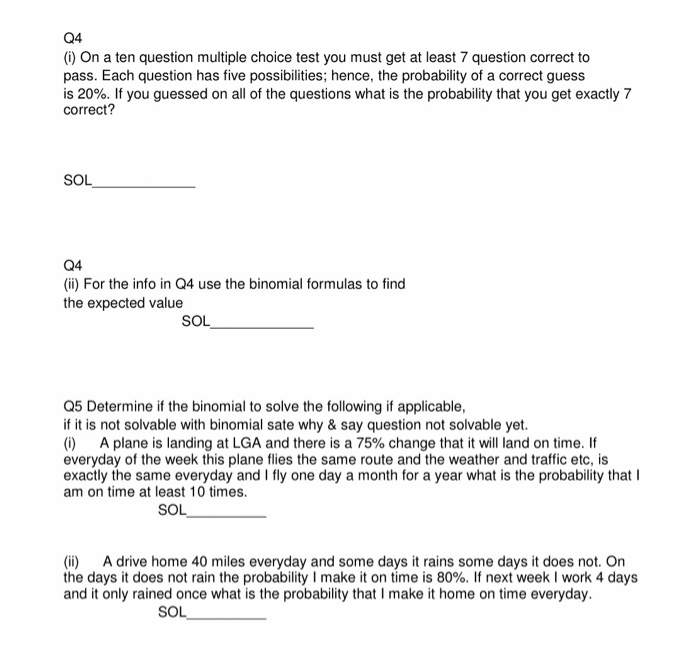 Solved (0) For a finite discrete ) RV state the requirements | Chegg.com