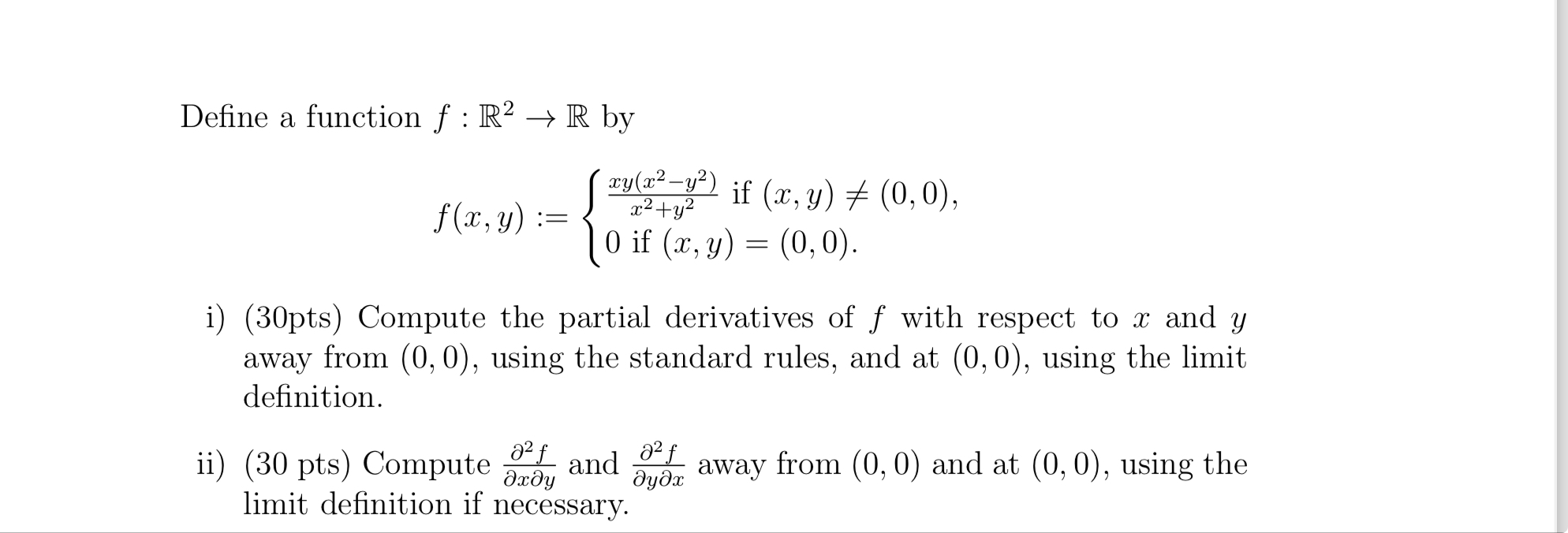 Solved Define a function | Chegg.com