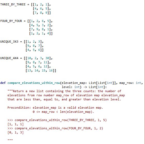 Solved The First Parameter Represents An Elevation Map. The 