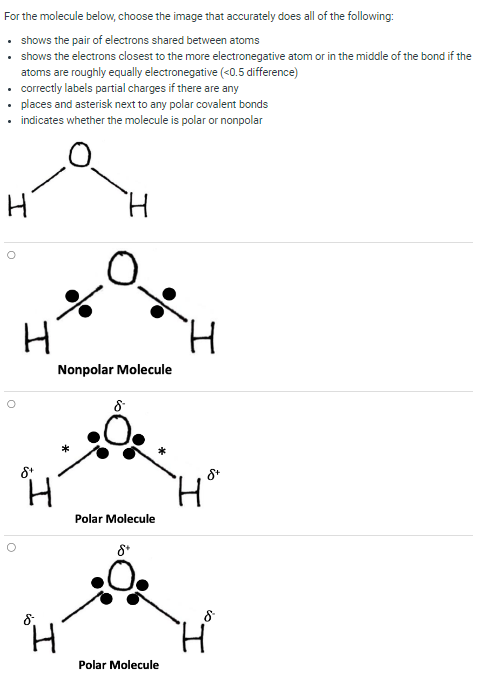 Solved 0=c=00÷c=00÷C=00c=0For the molecule below, choose the | Chegg.com