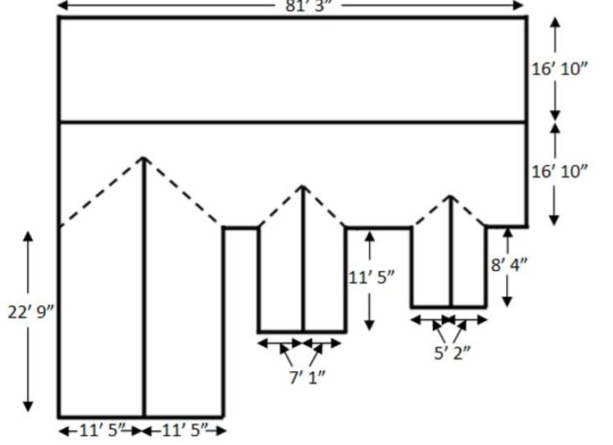 Calculate the number of shingles that will need to be