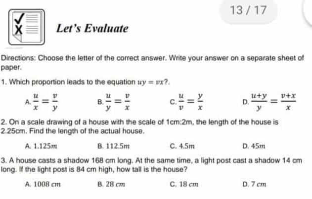 Solved Directions: Choose The Letter Of The Correct | Chegg.com