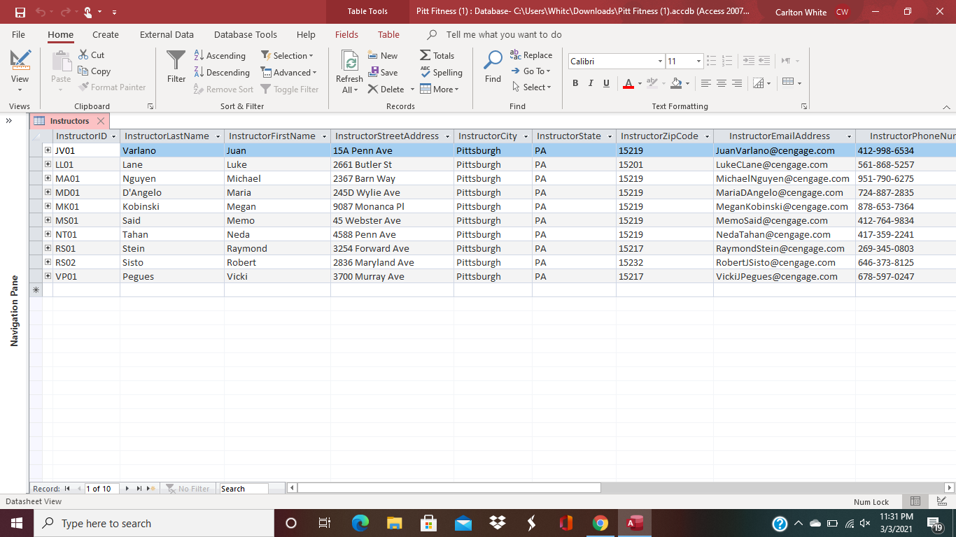 Solved Write the SQL code for the following: List the class | Chegg.com