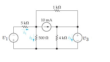 Solved Use the mesh-current method to find the | Chegg.com