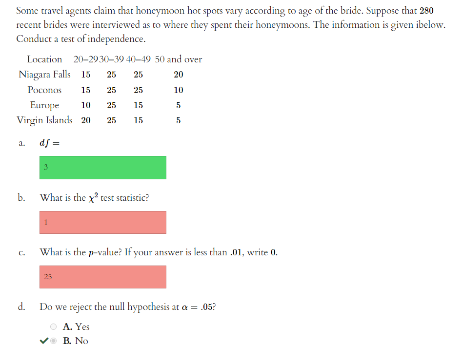 Solved Please Answer B And C. The Answer Is Not 1 And 25 | Chegg.com