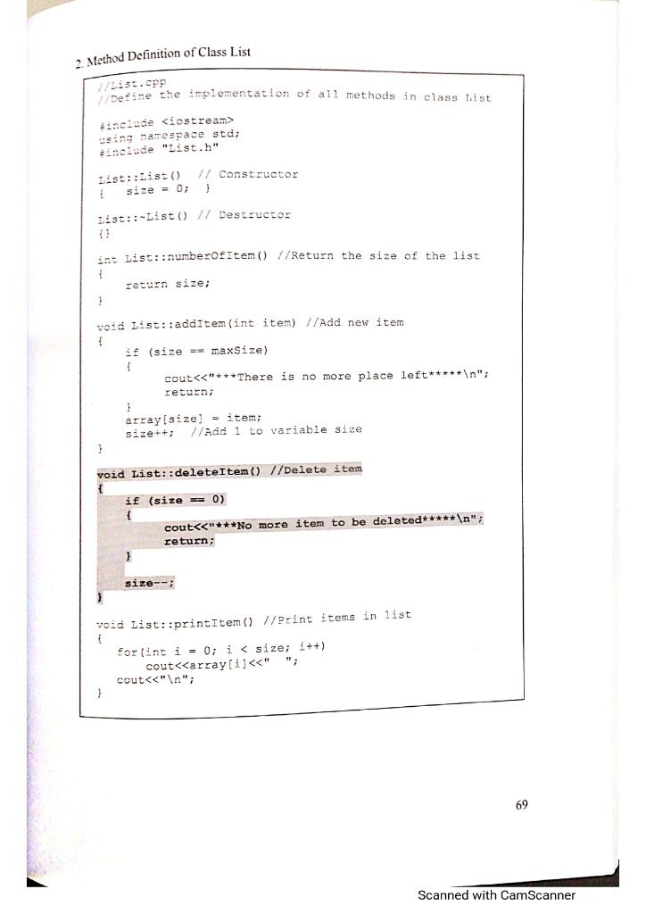 Solved 2. Based on Program Example 2, follow the | Chegg.com
