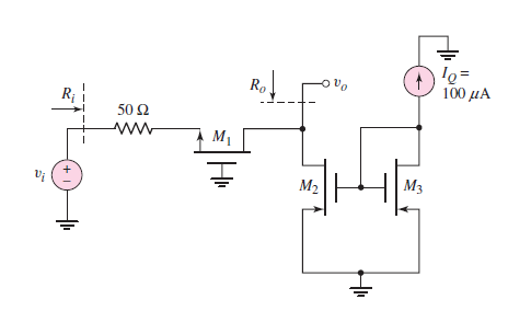 Solved The ac equivalent circuit of a CMOS common-gate | Chegg.com