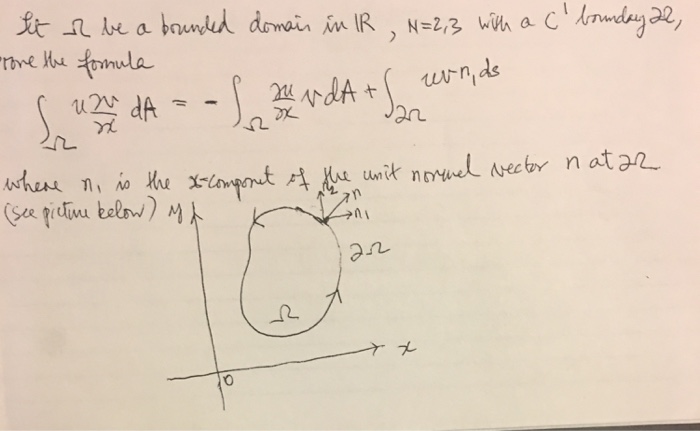 Let Ohm be a bounded domain in R, N = 2, 3 with a C' | Chegg.com