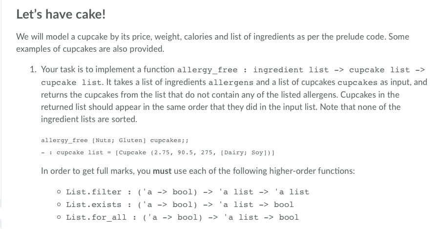 Let's have cake! We will model a cupcake by its | Chegg.com