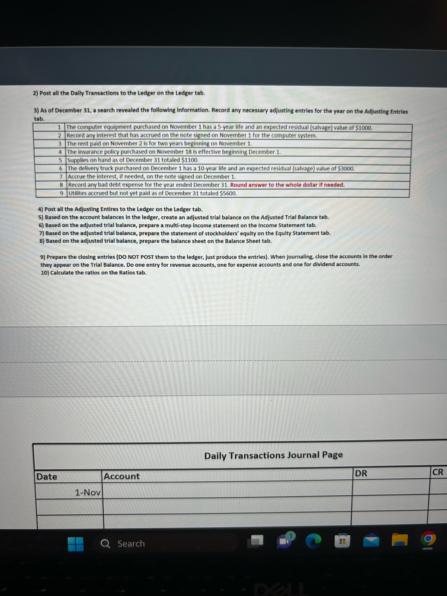 Company Information \& Summary of Significant Account | Chegg.com