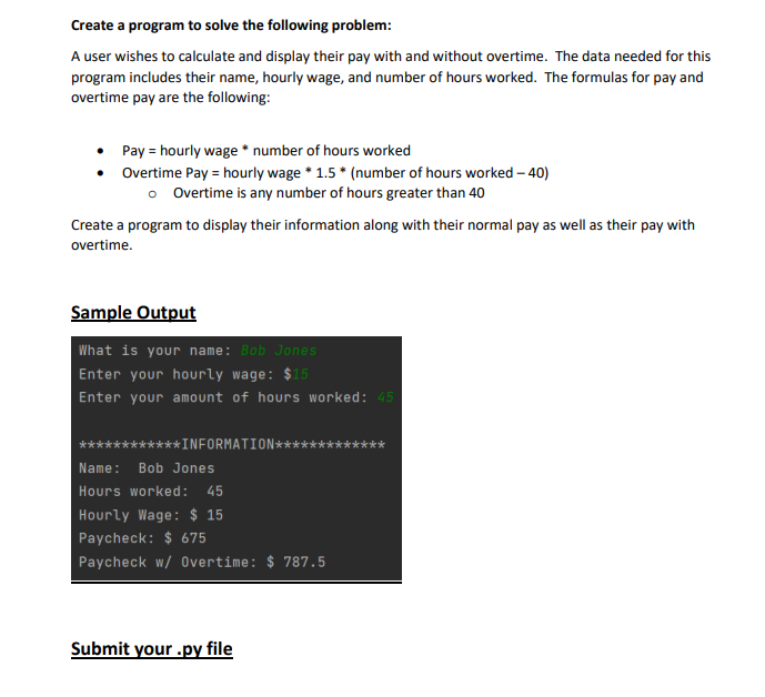 Solved Create a program to solve the following problem: A | Chegg.com