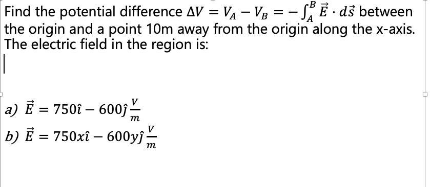 Solved What Is The Magnitude Of The Potential Difference Chegg Com