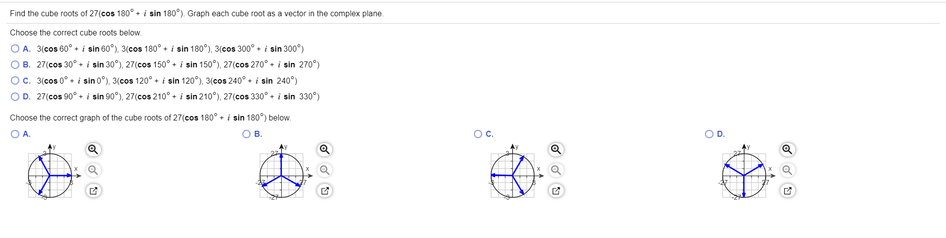 solved-find-the-cube-roots-of-27-cos-180-i-sin-180-chegg