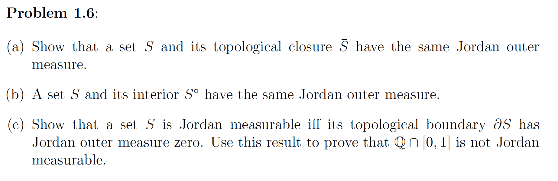 Solved Problem 1.6: (a) Show that a set S and its | Chegg.com