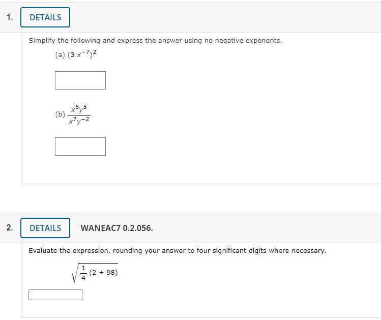Solved Simplify the following and express the answer using | Chegg.com