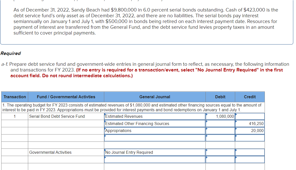 Solved As of December 31,2022 , Sandy Beach had $9,800,000 | Chegg.com