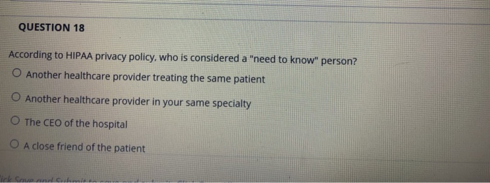 Solved QUESTION 11 Sharing information about a patient to | Chegg.com