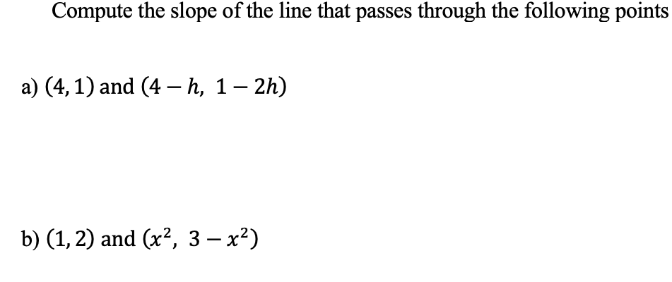 Solved The answers I got are A. 2 and B. -1 I just want to | Chegg.com
