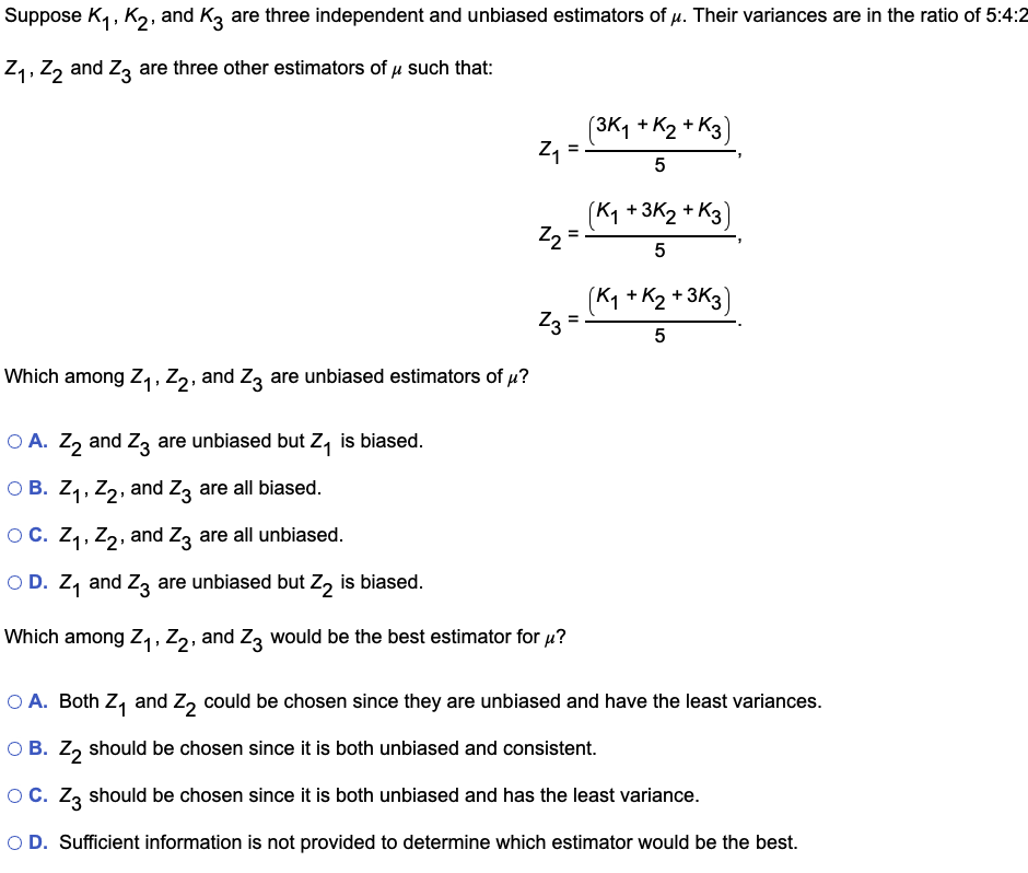 Solved Suppose K1,k2, And K3 Are Three Independent And 