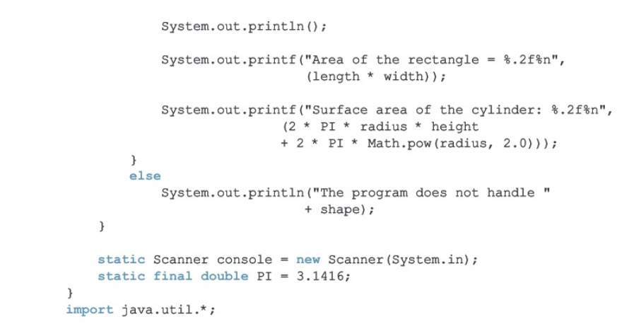 Solved The statements in the following program are in | Chegg.com