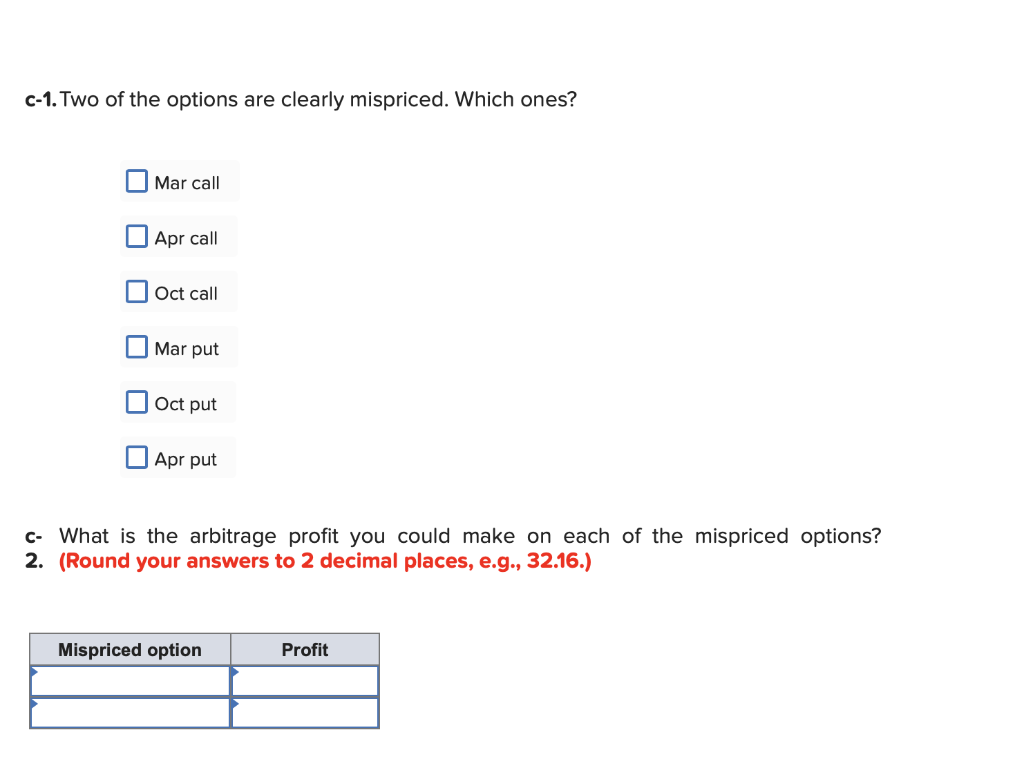 Solved Problem 24 2 Understanding Option Quotes Lo1 Use Chegg Com
