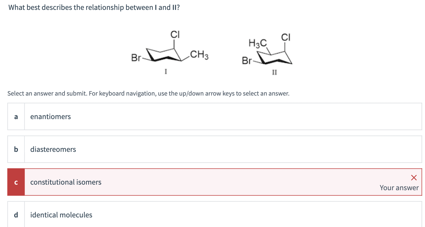 Solved What best describes the relationship between I and | Chegg.com