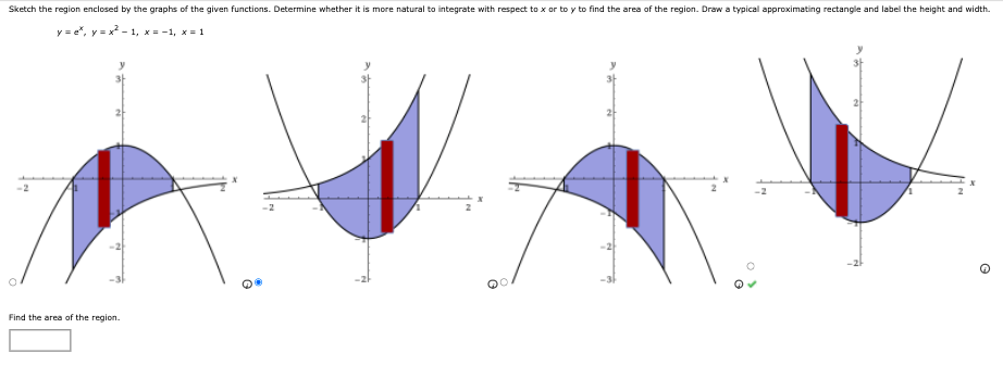 Solved Sketch the region enclosed by the graphs of the given | Chegg.com