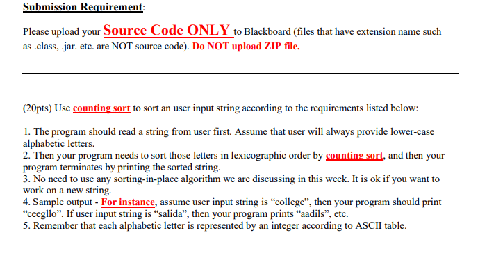 Solved Submission Requirement: Please upload your Source | Chegg.com