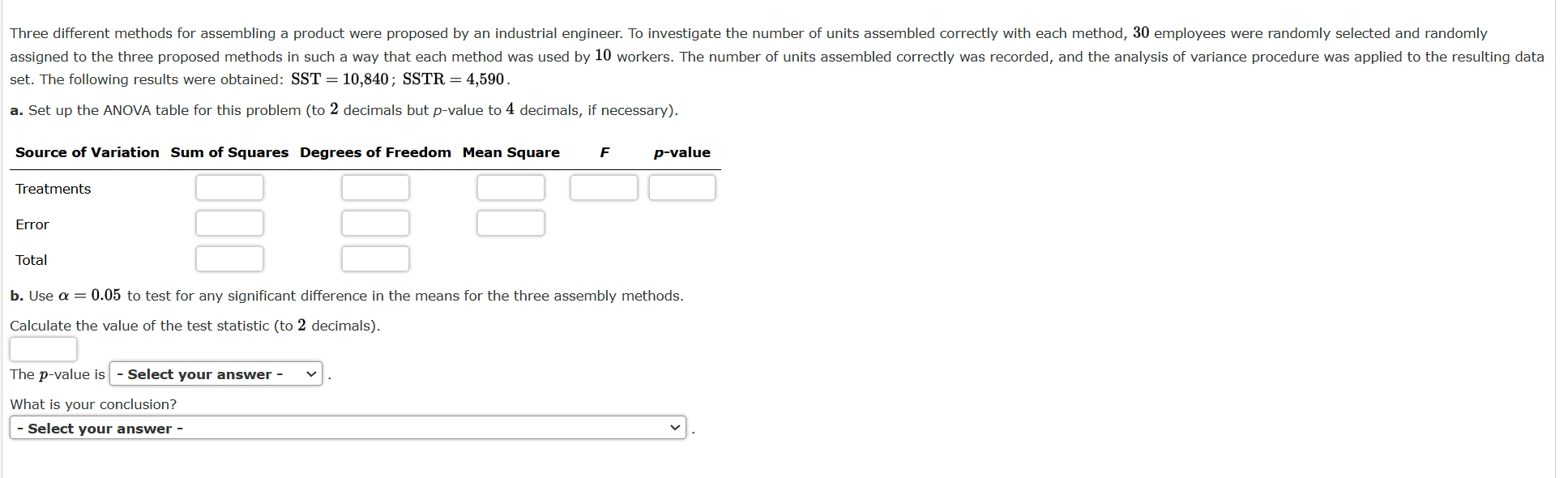 Solved set. The following results were obtained: | Chegg.com