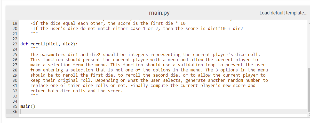 First homework assignment picture