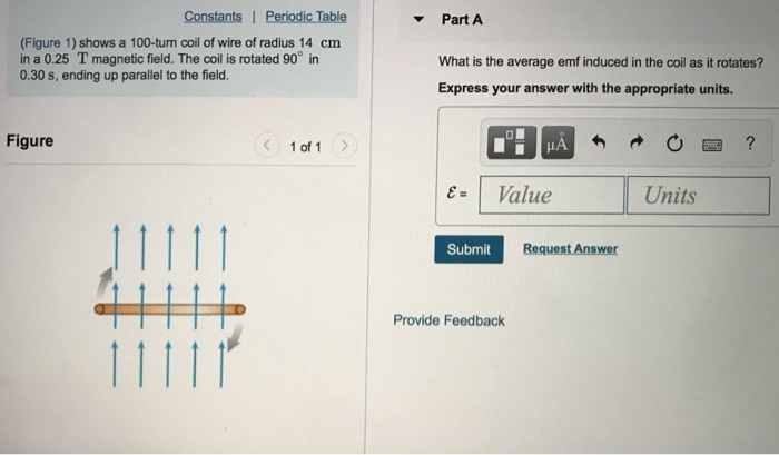 Solved Part A (Figure 1) Shows A 100-turn Coil Of Wire Of | Chegg.com