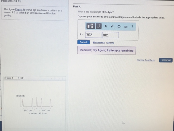 Solved Problem 33.49 Part A The figure(Figure 1) shows the | Chegg.com
