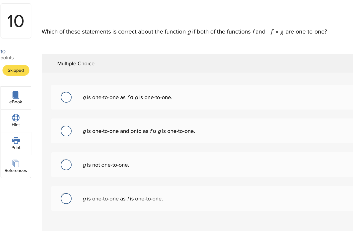 Solved Which of these statements is correct about the | Chegg.com