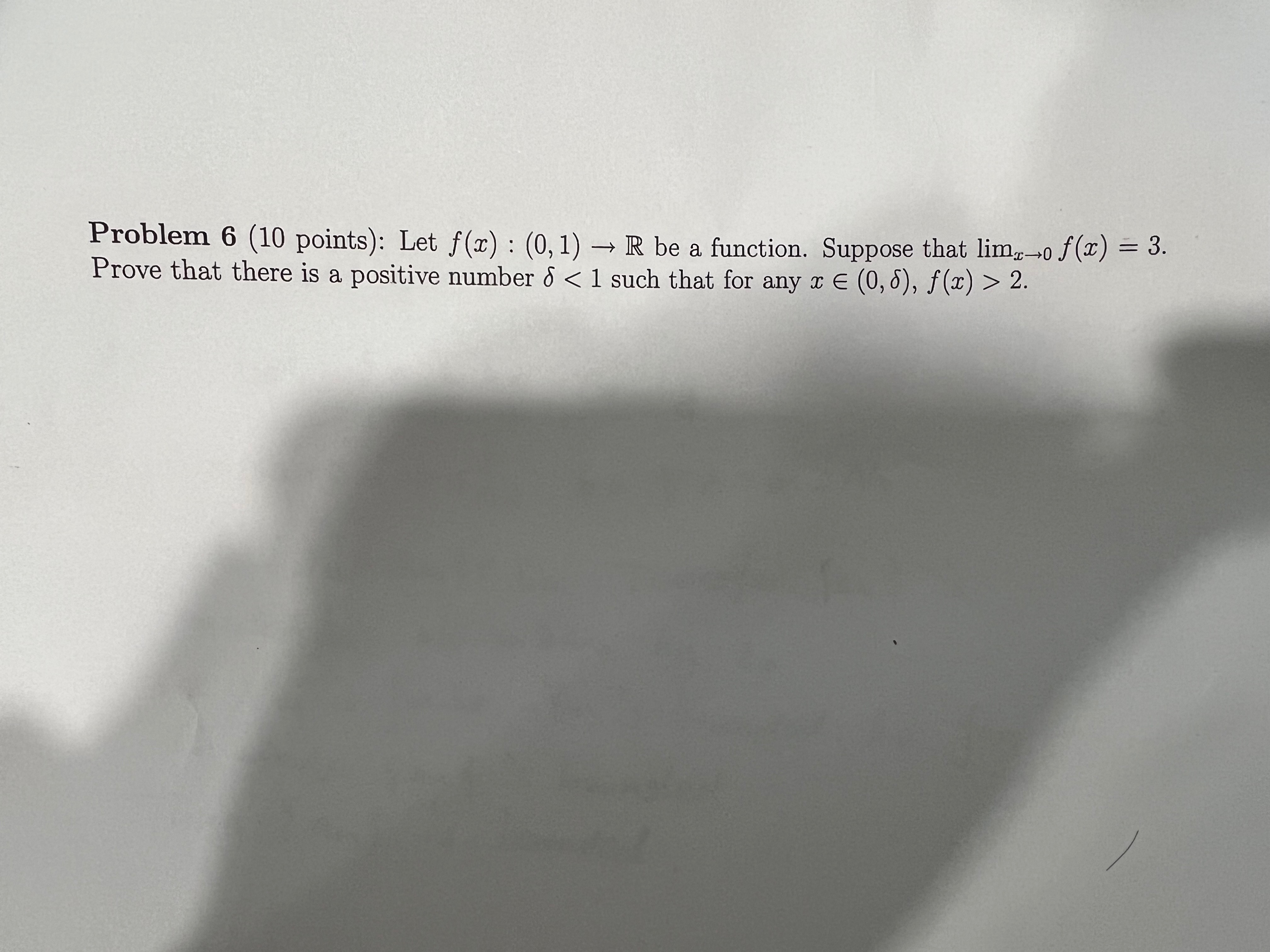 Solved Problem 6 (10 Points): Let F(x):(0,1)→R Be A | Chegg.com