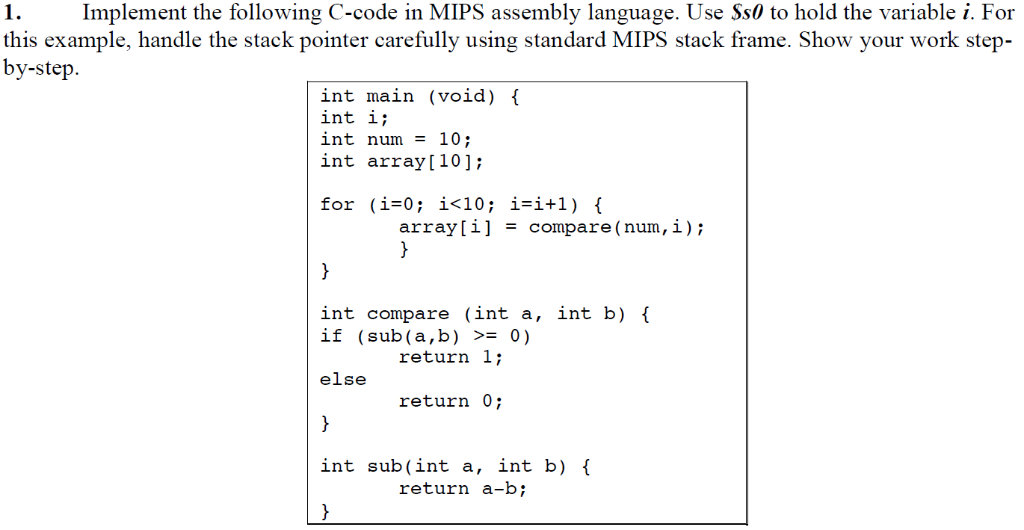 Solved Write The Mips Assembly Code That Creates The 32 B Cheggcom Images