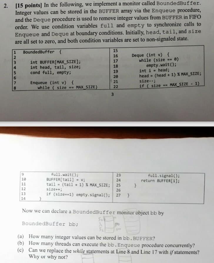 Solved In the following, we implement a called | Chegg.com