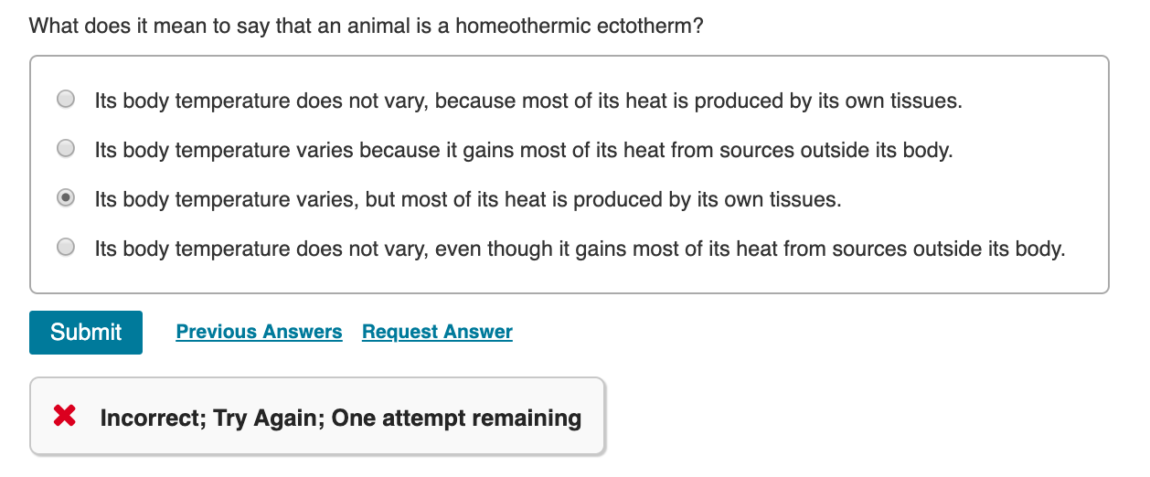 Solved What does it mean to say that an animal is a Solved What does it mean to say that an animal is a