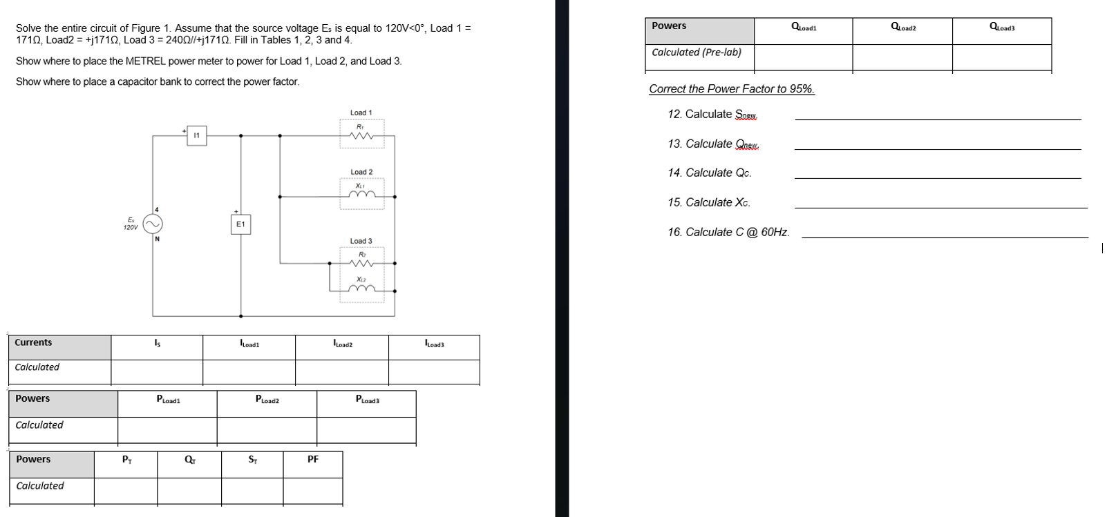 Solved Solve the entire circuit of Figure 1. Assume that the | Chegg.com