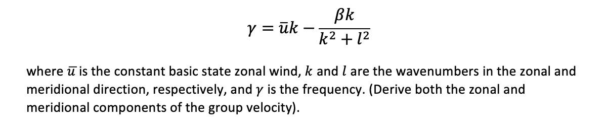 Solved Derive an expression for the group velocity of a | Chegg.com