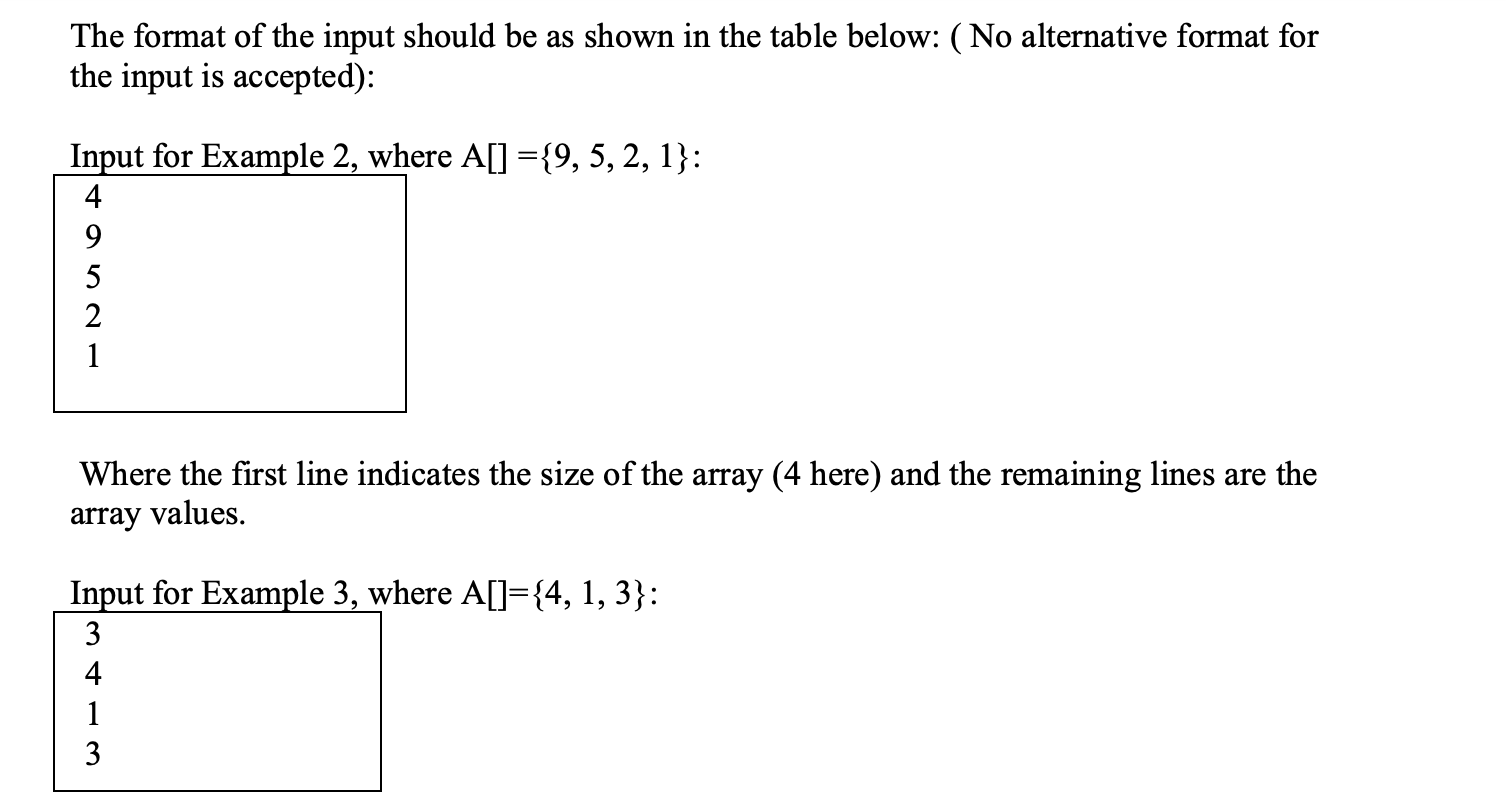 Solved You are given an array A of n integers. You may | Chegg.com