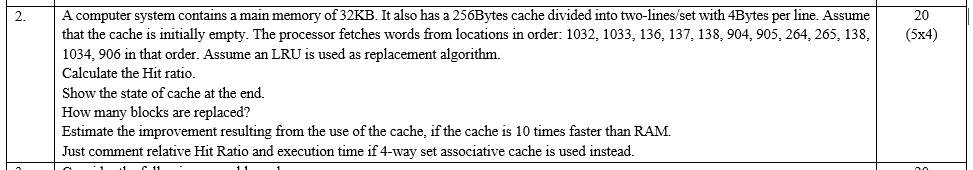 Solved Subject - Computer Organization and Architecture | Chegg.com