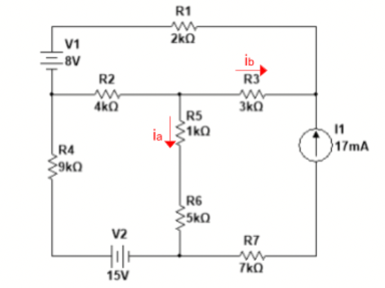 Solved Find the currents ia and ib using superposition | Chegg.com