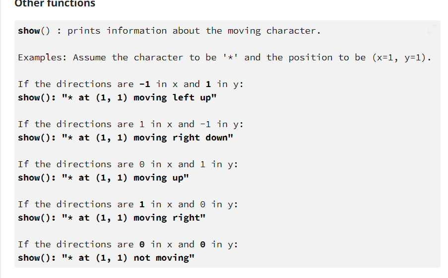 Solved 6+ moving_char.cpp C moving_char.h Ex1: A Moving | Chegg.com